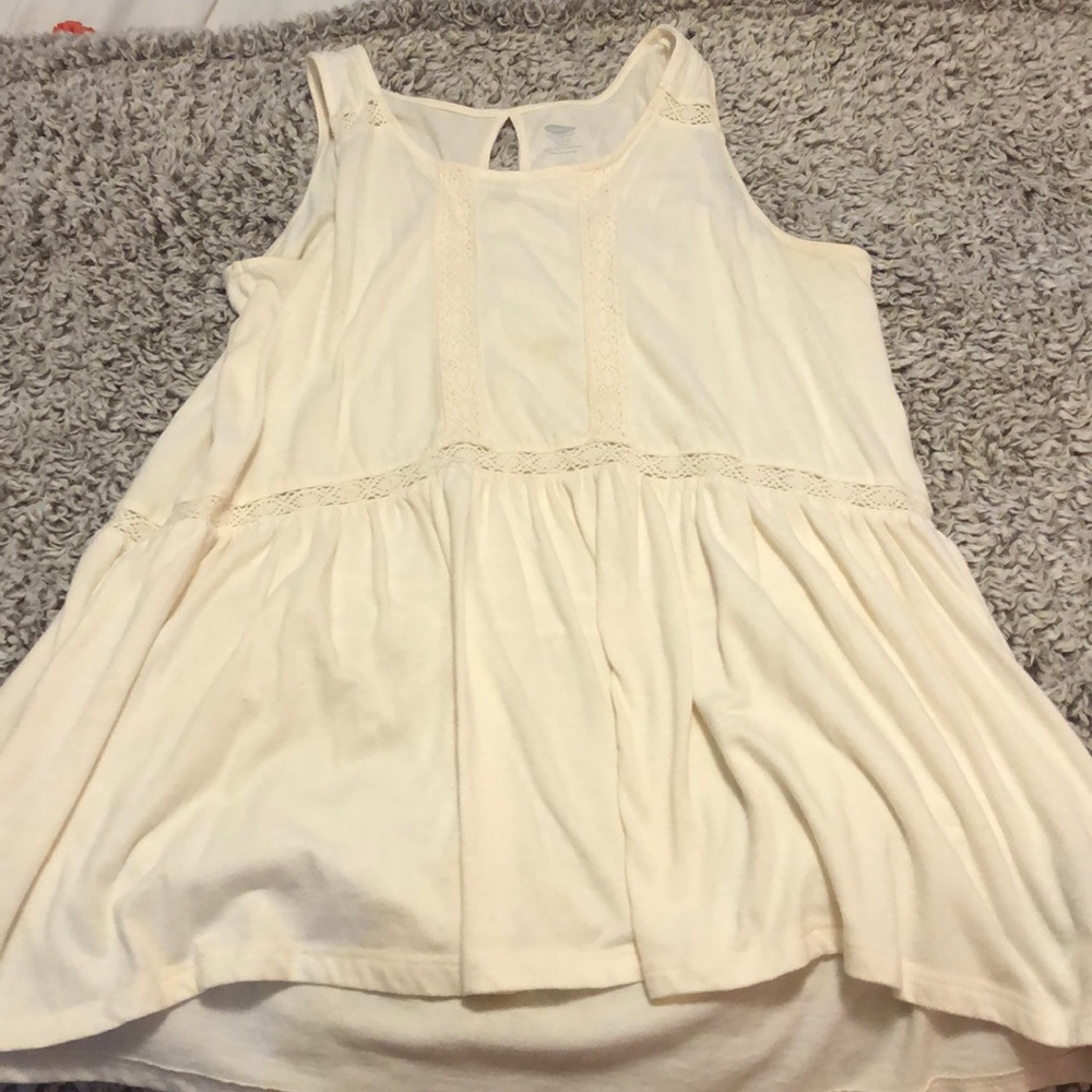 Cream tank top
